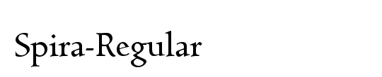 Spira-RegularItalic