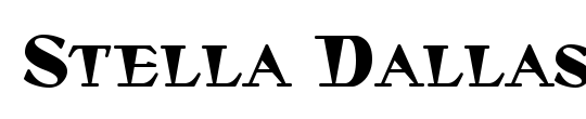U.S.S. Dallas Outline Italic