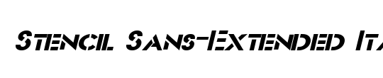 Stencil Sans-Extended