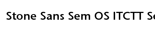 Stone Serif Sem OS ITCTT