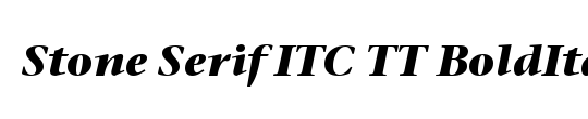 Stone Serif ITC TT