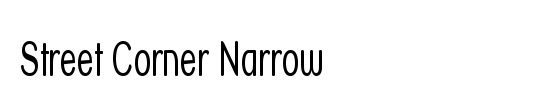 Street Variation - Narrow