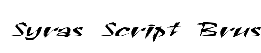 Mansions Brush Script