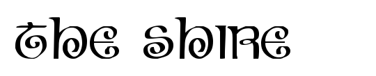 The Shire Bold Italic