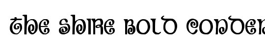 The Shire Condensed Italic