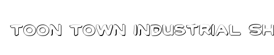 Toon Town Industrial Italic