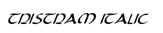 Tristram Bold Italic
