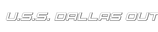 U.S.S. Dallas Italic