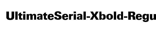 UltimateSerial-Xbold