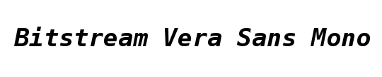 Bitstream Vera Sans