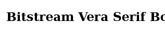 Bitstream Vera Serif