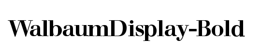 WalbaumDisplay