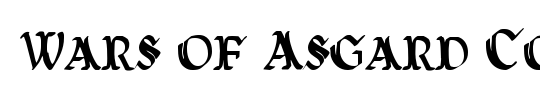 Wars of Asgard Condensed Italic