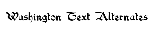 Washington Text