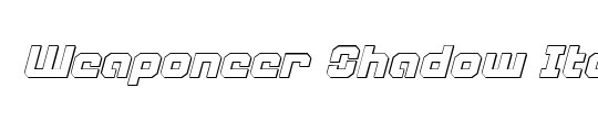 Weaponeer Academy Italic