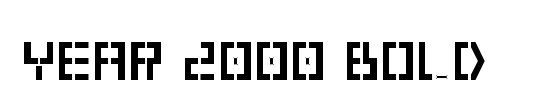 Year 2000 Bold Italic