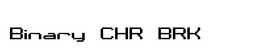 Binary CHR BRK