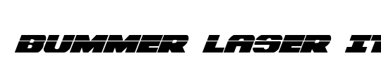 Nightrunner Laser Italic