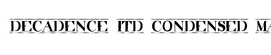 decadence itd condensed marquee