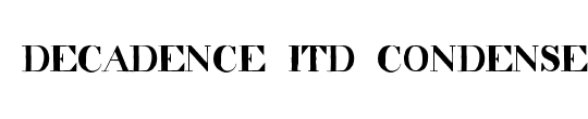 decadence itd condensed