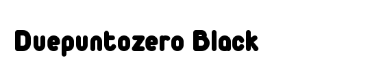 Duepuntozero bold