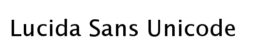 Lucida Sans