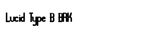 Lucid Type A Outline (BRK)