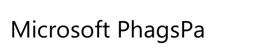 Microsoft PhagsPa