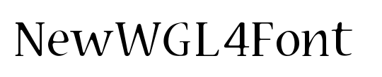 NewWGL4Font