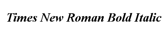 Times New Roman