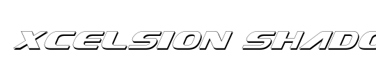 Xcelsion Shadow Italic