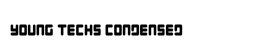 Young Techs Condensed Italic