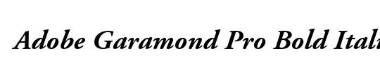 Adobe Garamond