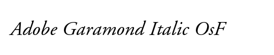 Adobe Garamond Pro