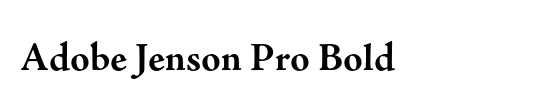 Adobe Jenson Pro