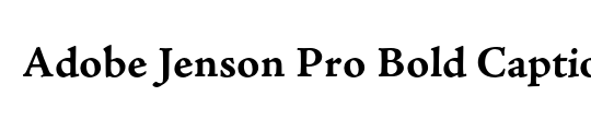 Adobe Jenson Pro