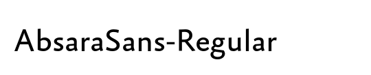 AbsaraSans-Regular