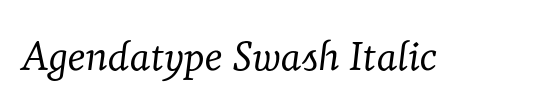 Bodoni Sev Swash ITC