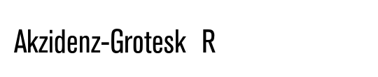 Akzidenz-Grotesk Expert BQ