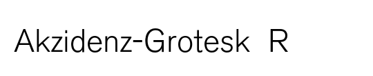 Akzidenz-Grotesk BQ