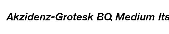 Akzidenz-Grotesk Condensed BQ