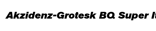 Akzidenz-Grotesk BQ