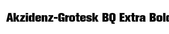 Berthold Akzidenz Grotesk