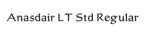 Anasdair LT Std Bold