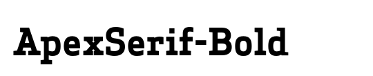 Apex Serif Bold Italic