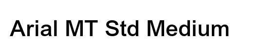 Arial MT Std