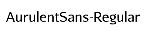 Aurulent Sans