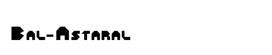 Bal-Astaral Expanded Italic
