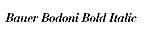 Bauer Bodoni Std 2