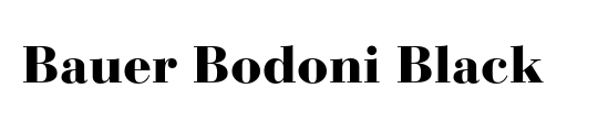 BauerBodoni